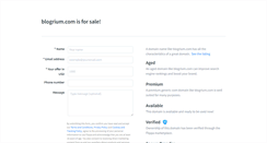 Desktop Screenshot of blogrium.com